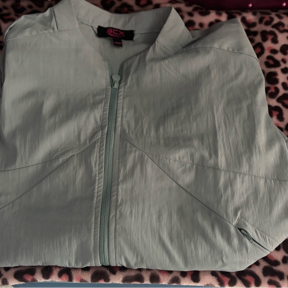 Women's Light Teal Jacket - Picture 2 of 2